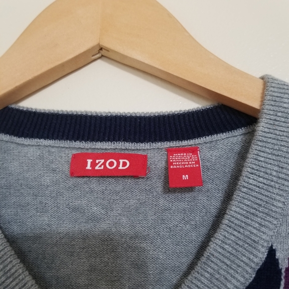 Izod Men's Sweatervest - Medium - Picture 6 of 7